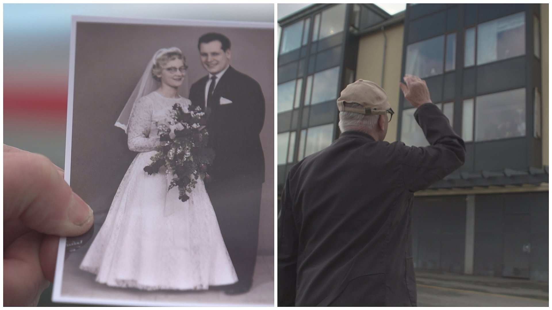 Erwin og Anne gik glip af diamantbryllup. Nu står han alene og vinker