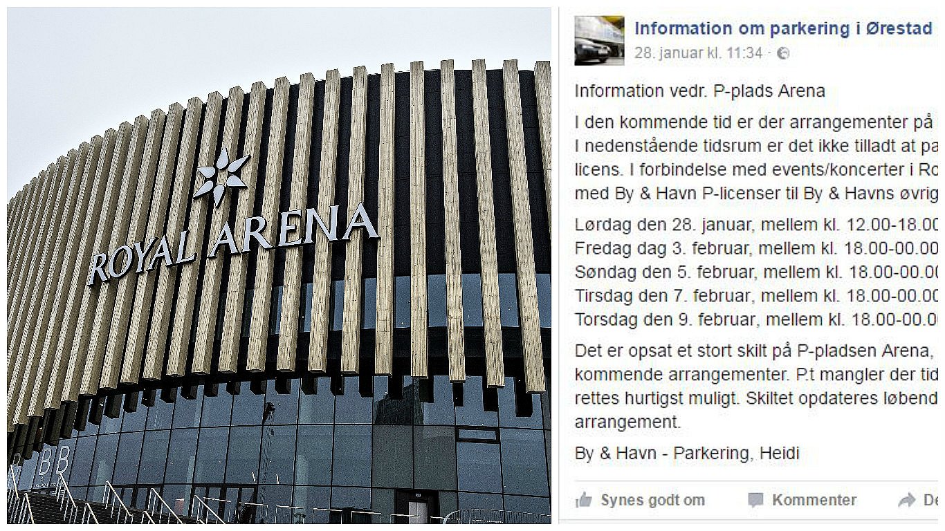 Kortfattet høg ejer Royal Arena vækker vrede hos naboer: "De sælger samme p-plads to gange" |  TV 2 Lorry