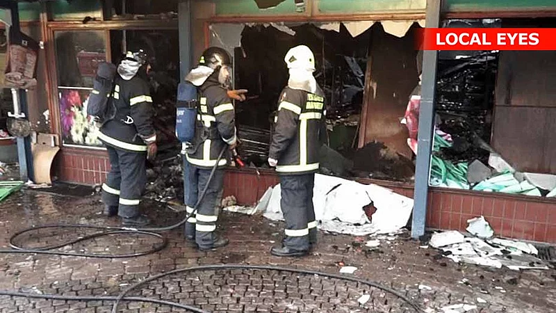 Voldsom Brand I Butiksarkade | TV 2 Kosmopol