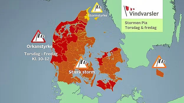 TV 2 Vejret I Nyt Varsel – Flere Steder Får Nu Orkanstød | TV 2 Kosmopol