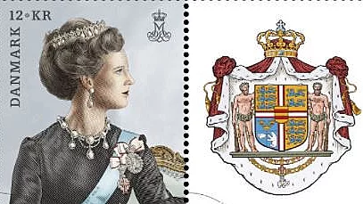 Pudsig detalje: Dronningen på nyt frimærke | TV Kosmopol